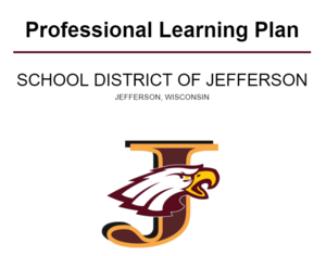 Image of title page of the Professional Learning Plan