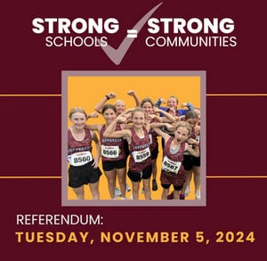 Strong Schools Strong Communities Logo with picture of students