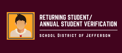 Go to Returning Student/Annual Student Verification button